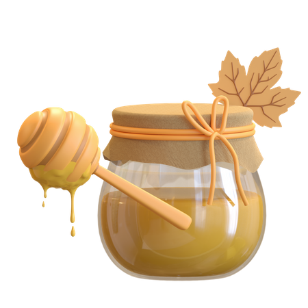 Honey Jar 3D Icon