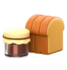 Honey Jar and Bread