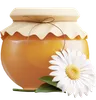 Honey Jar with Flower