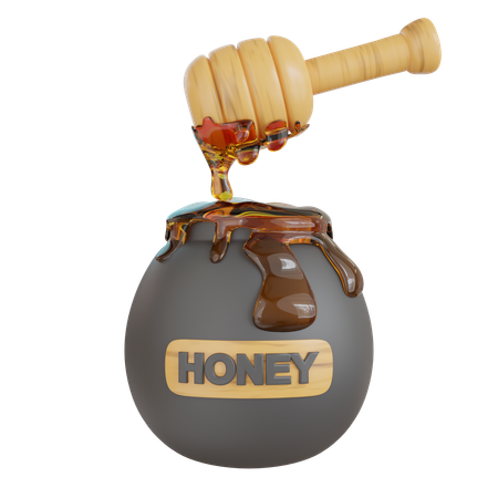 Honey Jug  3D Icon