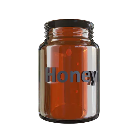 Honey Jug Glass  3D Icon