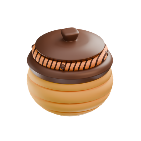 Honey Pot  3D Icon