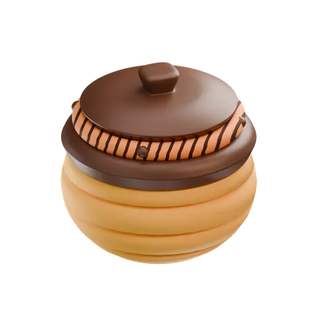 Honey Pot  3D Icon