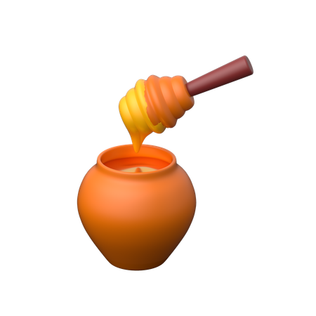 Honey Pot  3D Icon