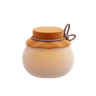 3d honey pot illustration