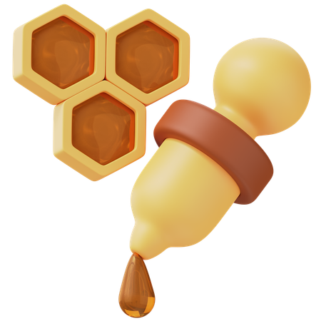 Honey Serum  3D Icon