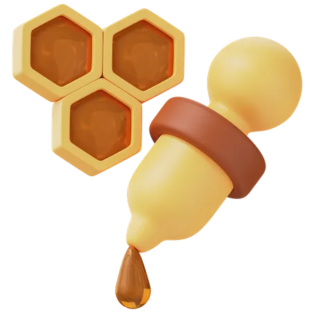 Honey Serum  3D Icon