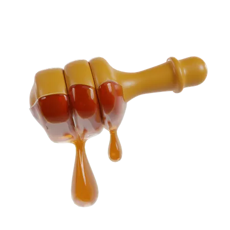 Honey Spoon  3D Icon