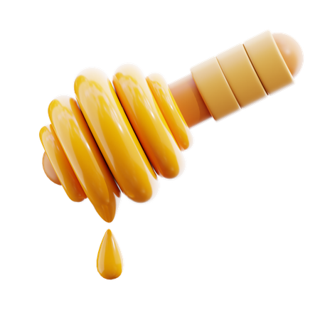 Honey Spoon  3D Icon