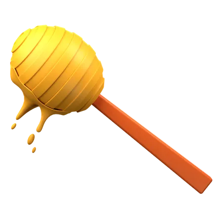 Honey Spoon  3D Icon