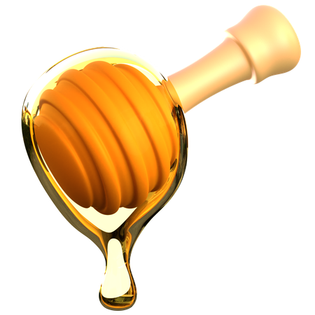 Honey Spoon  3D Icon