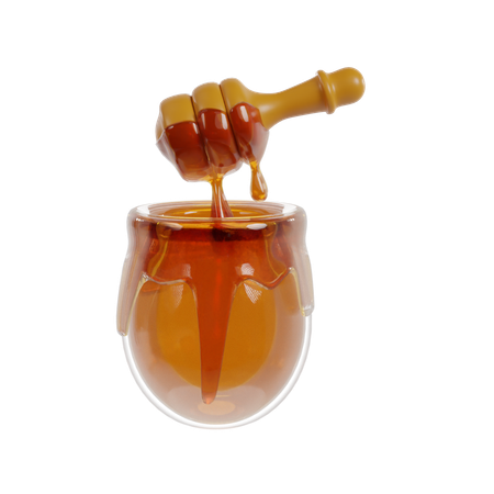 Honey Spoon  3D Icon