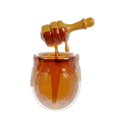 Honey Spoon  3D Icon