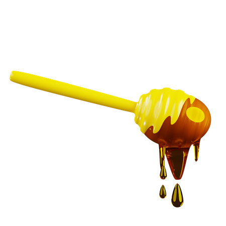 Honey Spoon  3D Icon