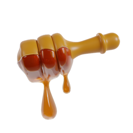 Honey Spoon  3D Icon