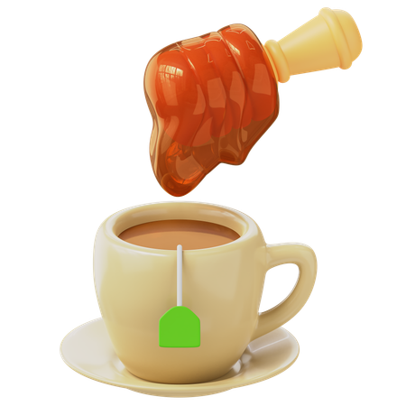 Honey Tea  3D Icon