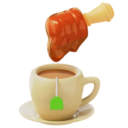 Honey Tea  3D Icon