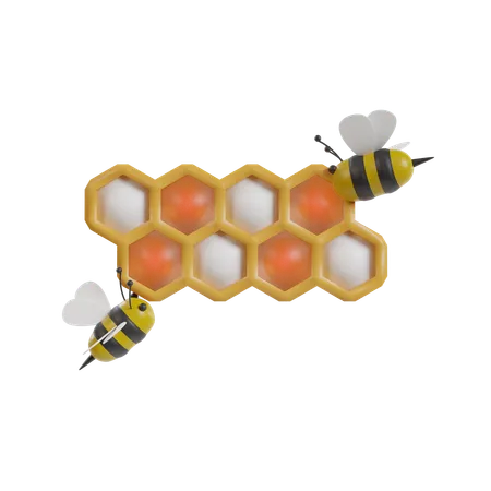 Honeycomb  3D Icon