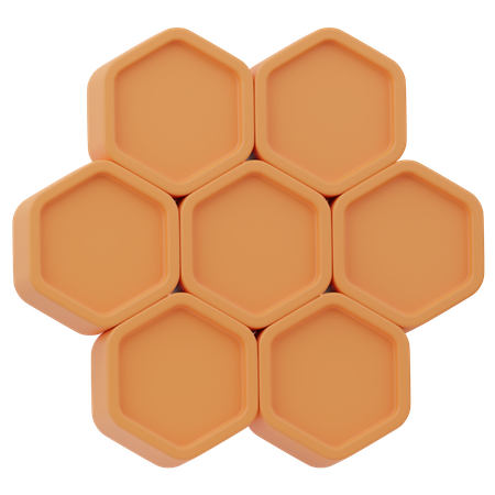 Honeycomb  3D Icon