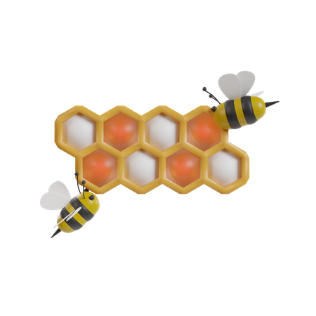 Honeycomb  3D Icon
