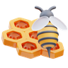 beekeeping 3d illustration