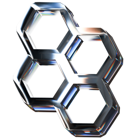 HoneyComb Shape  3D Icon