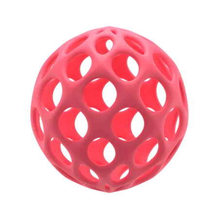 Honeycomb Sphere  3D Icon