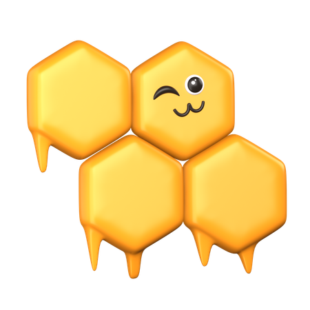 Honeycomb Wink  3D Icon