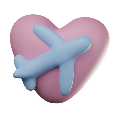 Honeymoon 3D Icon