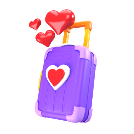 Honeymoon Bag  3D Icon