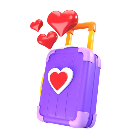 Honeymoon Bag  3D Icon