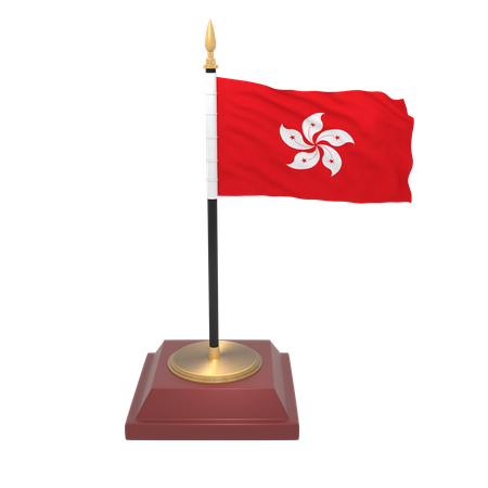 Hong Kong flag  3D Icon