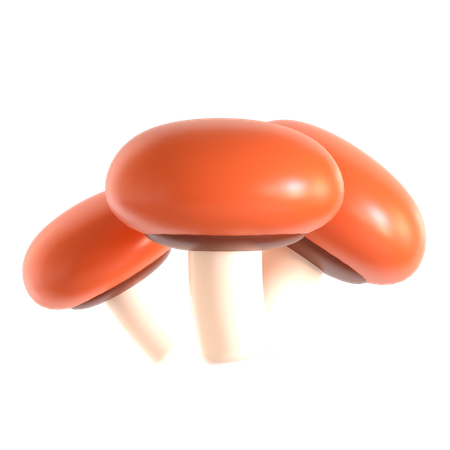 Champiñón  3D Icon