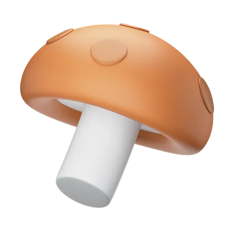 Champiñón  3D Icon