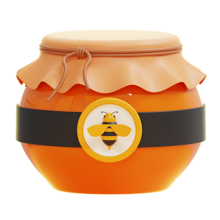 Honig-Etikett  3D Icon