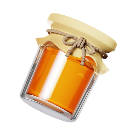 Honig-Marmeladenflasche  3D Icon