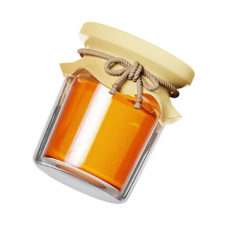 Honig-Marmeladenflasche  3D Icon