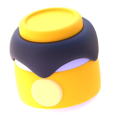 Honigglas  3D Icon