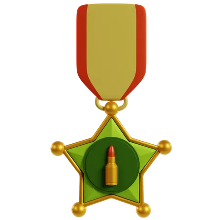 Honorable Military Service Award  3D Icon