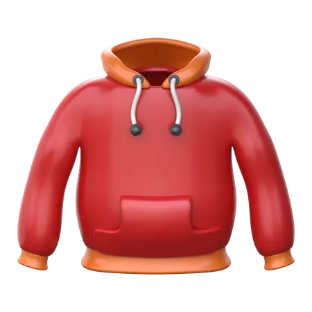 Hoodie 3 D Clothes Icon 3D Icon