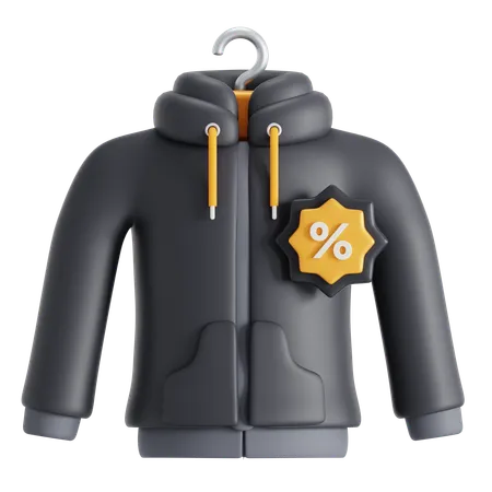 Hoodie Rabatt  3D Icon