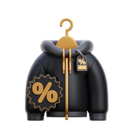 Hoodie Sale  3D Icon