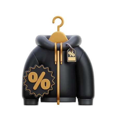 Hoodie Sale  3D Icon