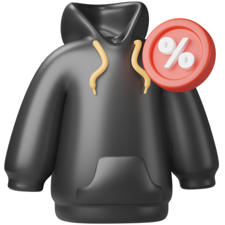 Hoodie Sale  3D Icon