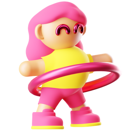 Hoop  3D Icon
