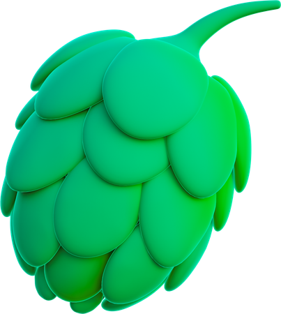 Hop Cone  3D Icon