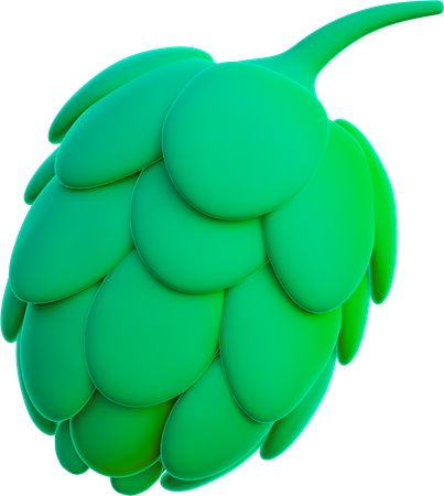Hop Cone  3D Icon