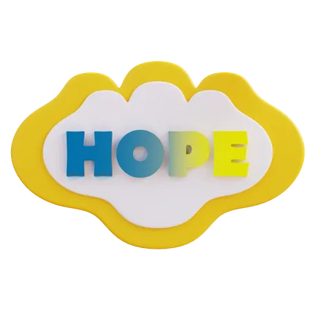 3 D Illustration Hope 3D Icon