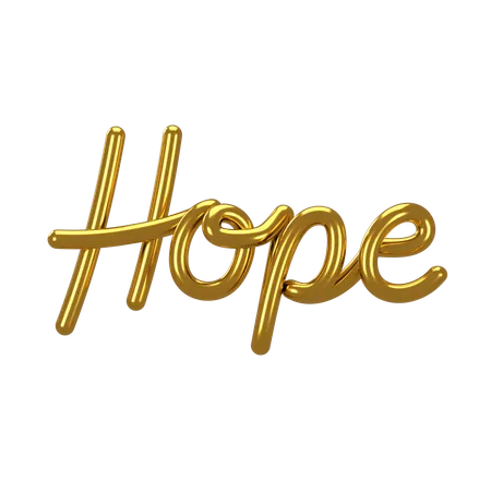 Hope Letter  3D Icon