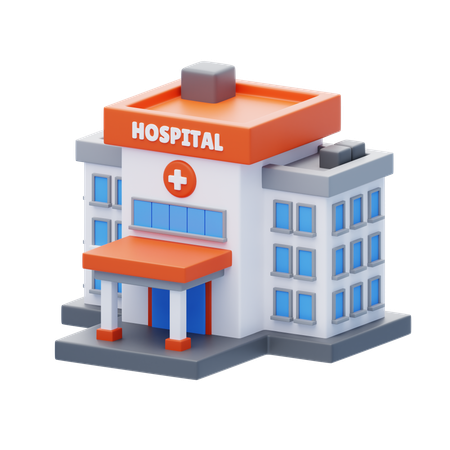 Hôpital  3D Icon